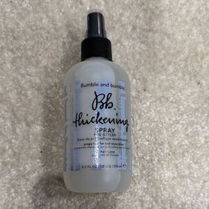 Bumble and bumble thickening pre-styler.